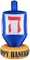 Giant Hanukkah Inflatable Dreidel - Yard Decor with Built-in Bulbs, Tie-Down Points, and Powerful Built in Fan